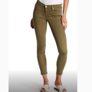 Hudson Natalie Super Skinny Ankle green jeans 31